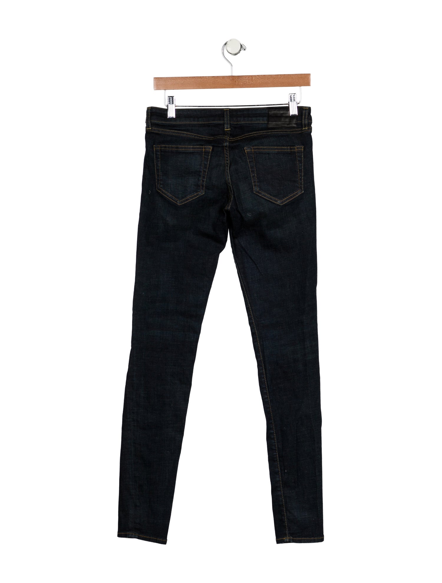 R13 Mid-Rise Skinny Leg Jeans